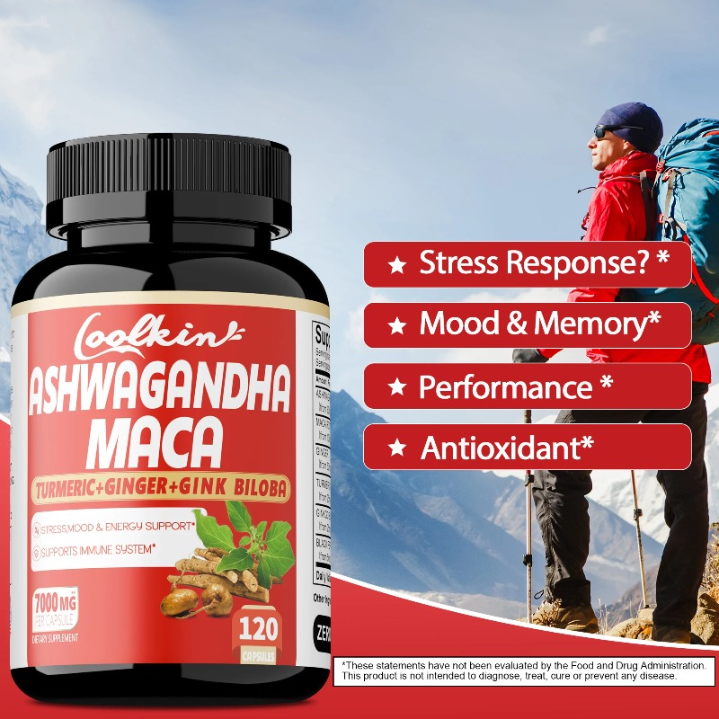 Suplementos Ashwagandha e Maca - Valerian Root Capsule avaliação e preço
